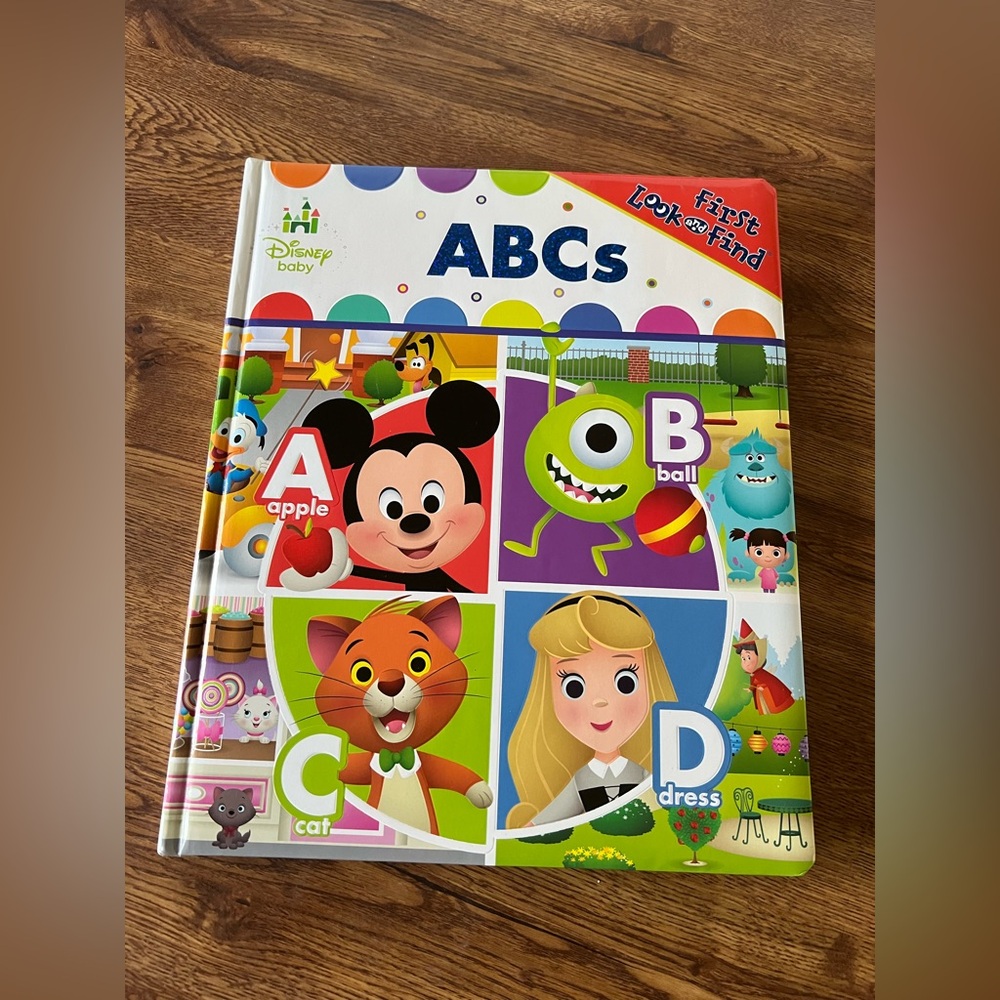 Disney Baby ABCs My First Look And Find Book